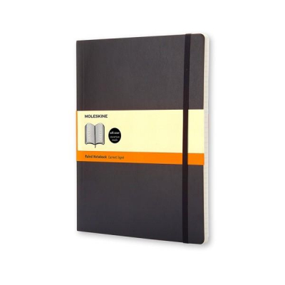 MOLESKINE Cuaderno Classic tapa blanda 192 paginas cuadricula x-large negro