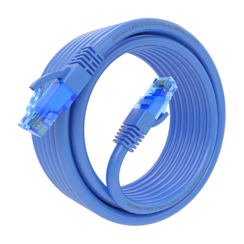 Aisens - Cable De Red Rj45 Cat.6 Utp Awg26 Cca, Azul, 5M