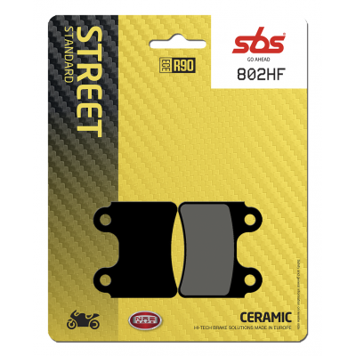 HF Street Ceramic Organic Brake Pads SBS 802HF
