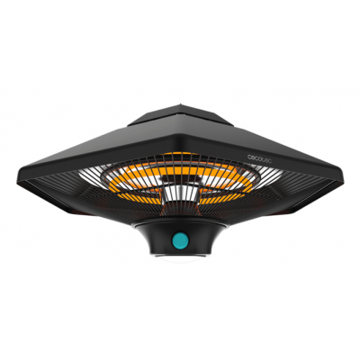 ReadyWarm 2000 Power Ceiling Exterior Negro 2000 W Calefactor eléctrico halógeno