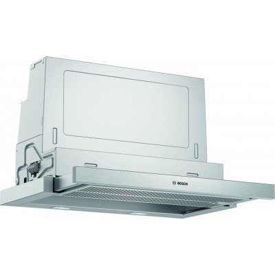 Bosch Serie 4 DFS067A51 campana Semintegrada (extraíble) Metálico, Plata 727,7 m³/h A