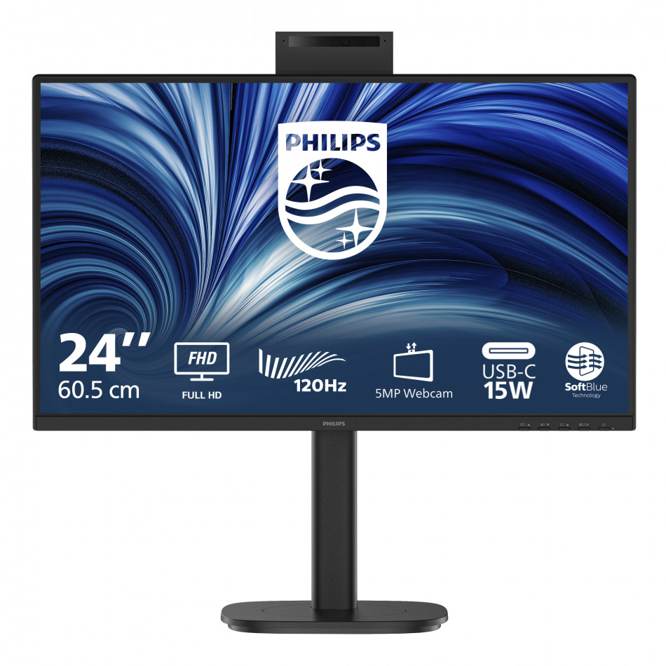 3000 series 24B2N3200JH/00 pantalla para PC 60,5 cm (23.8") 1920 x 1080 Pixeles Full HD LCD Negro