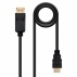 Cable Conversor Dp A Hdmi, Dp/M-Hdmi/M Negro 50 Cm