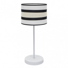 Sobremesa Grand. Karla 1xe27 Blanco/beis 61x25x25 Cm