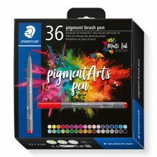 Staedtler Pigment Arts Brush Pen rotulador Multicolor 36 pieza(s)