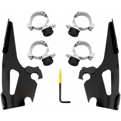 Kit de montaje completo Trigger-Lock para parabrisas Fats/Slim MEMPHIS SHADES MEB2019