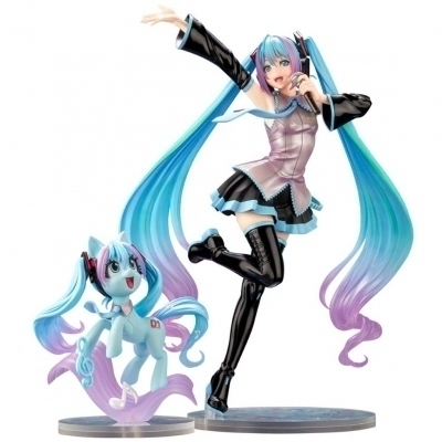 Figura kotobukiya my little pony feat hatsune miku bishoujo 22 cm