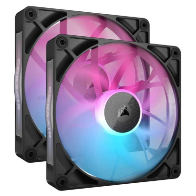 Ventilador caja corsair rs140 max 2 x 140mm negro