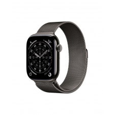apple watch series 11 gps + cellular caja de pizarra 46mm, color de correa pizarra pulsera milanese loop talla m/l
