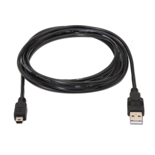 Aisens Cable Usb 2.0 Tipo A/M-Mini B/M Negro 3M