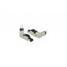 DeLOCK conector 1 x RJ-45 Cat6a S/UTP (STP) Gris