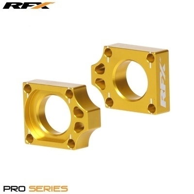 Tensores de cadena traseros RFX Pro (amarillo) Suzuki RMZ250/450 FXAB3010099YL