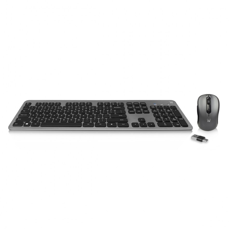 Ewent - EW3272 Teclado y Raton incluido RF inalámbrico Español N