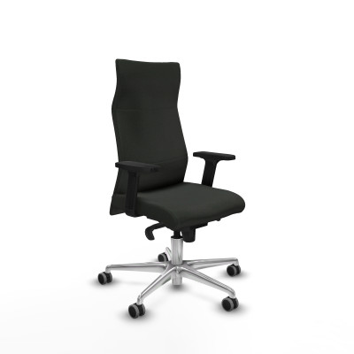 Albacete dirección sincro bali negro brazos 2D base aluminio ruedas 65 engomadas