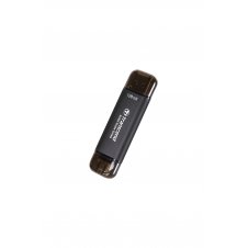 Transcend ESD310C Tecnología Thunderbolt (Rayo) 128 GB USB Type-A / USB Type-C USB 3.2 Gen 2x2 Negro