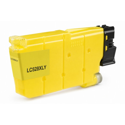 Brother LC528XL Amarillo Cartucho de Tinta Pigmentada Generico - Reemplaza LC528XLY