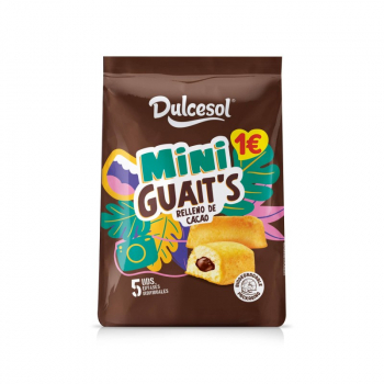 Dulcesol Mini Guait's Cacao Pack 5 Unidades 110Grs