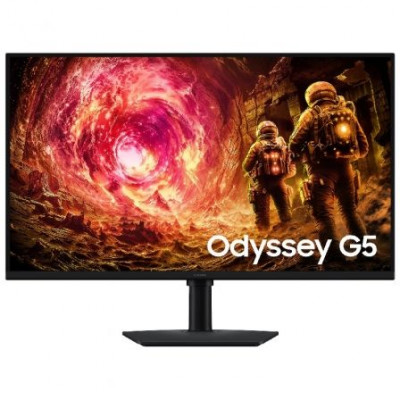 Monitor Gaming Samsung Odyssey G5 S32FG502EU 32/ QHD/ 1ms/ 180Hz/ IPS/ Regulable en altura/ Negro