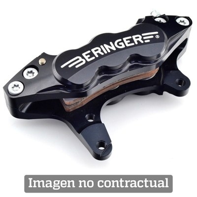 Pinza de freno de 6 pistones Aerotec® Izquierda. Color NEGRO. (D11AB) D11AB