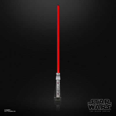 Sable de luz electrónico premium force fx elite hasbro star wars the black series maul