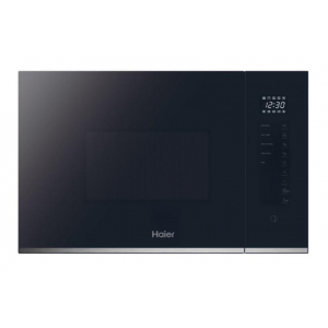 Microondas integrable Haier H38FMWID2S7, 20 litros, 800W, Grill 1000W, negro