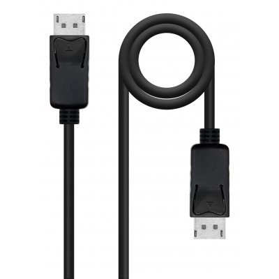 Nanocable Cable Displayport 1.2 CCS DP/M-DP/M - Longitud 5m - Soporta Resoluciones de Video de hasta 4K - Color Negro