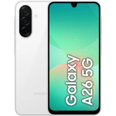 Telefono movil smartphone movil samsung galaxy a26 5g 6gb - 128gb - 6.7 pulgadas - blanco