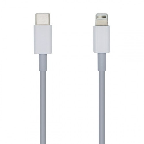 AISENS - CABLE USB 2.0 USB-C A LIGHTNING PD 2A, LIGHTNING/M-USB-C/M, B