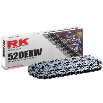 Cadena RK 520EXW con 90 eslabones negro 520EXW-90