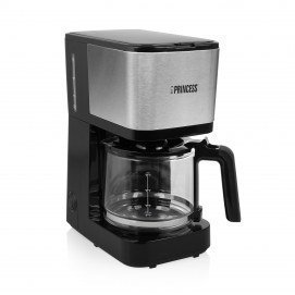 Cafetera de goteo Princess 246031, 12 tazas, 750W, acero