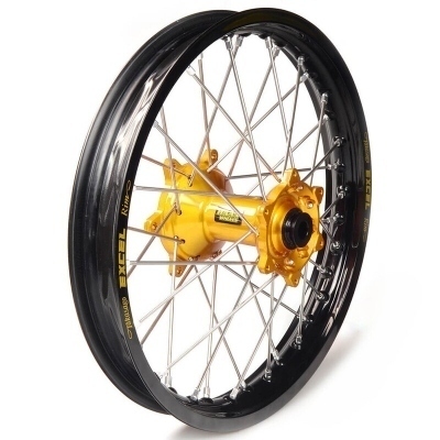 Rueda completa Haan Wheels aro negro 18-215 buje oro 1 16412/3/2 1 16412/3/2