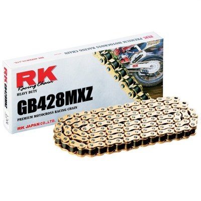 Cadena RK GB428MXZ con 96 eslabones oro GB428MXZ-96