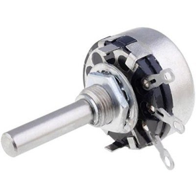 10K 2W 20% Potenciometro LINEAL Eje 6mm metal