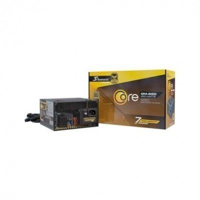 FUENTE ATX 650W SEASONIC CORE GM 650 80+ GOLD/SEMI MODULAR/