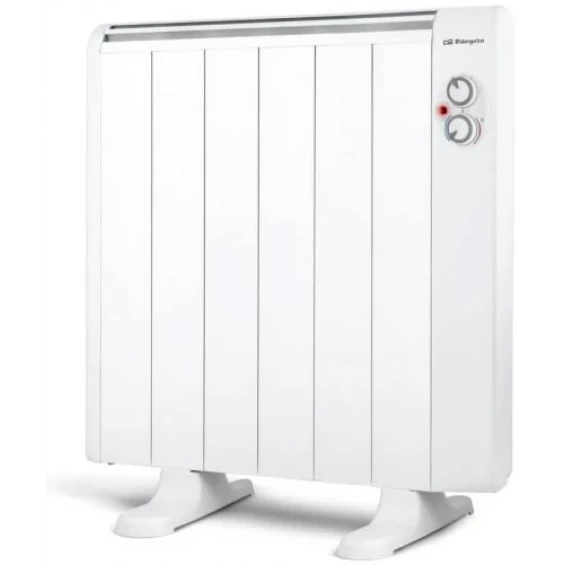 Emisor térmico seco Orbegozo RRM 1010 A, 1.000 W, 6 elementos, 2 potencias, blanco