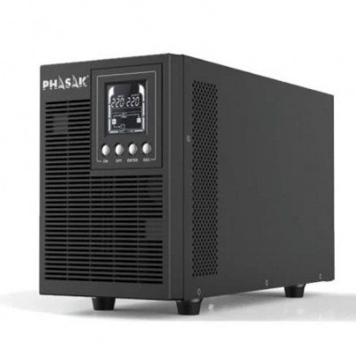 SAI Online Phasak 2000 VA Online LCD/ 2000VA1800W/ 4 Salidas/ Formato Torre