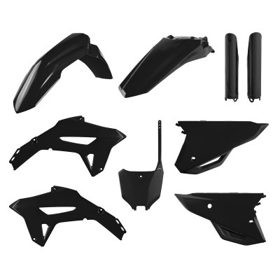 Kit de plásticos Polisport, CRF450R, negra 91056