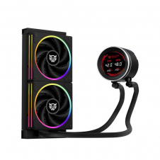 ENFRIAMIENTO LÍQUIDO BALAM RUSH HYDROX EXPERT HYX24, 240MM, 2X 120MM, ARGB, DISPLAY, 2200RPM