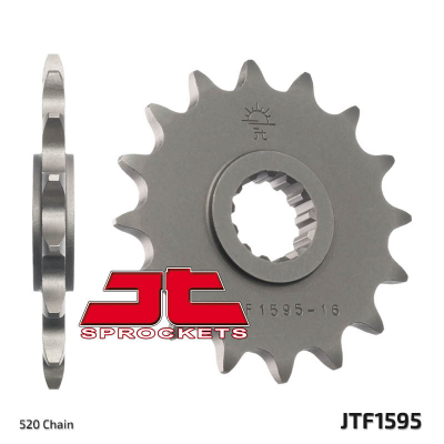 Piñón JT SPROCKETS acero estándar 1595 - Paso 520 JTF1595.16