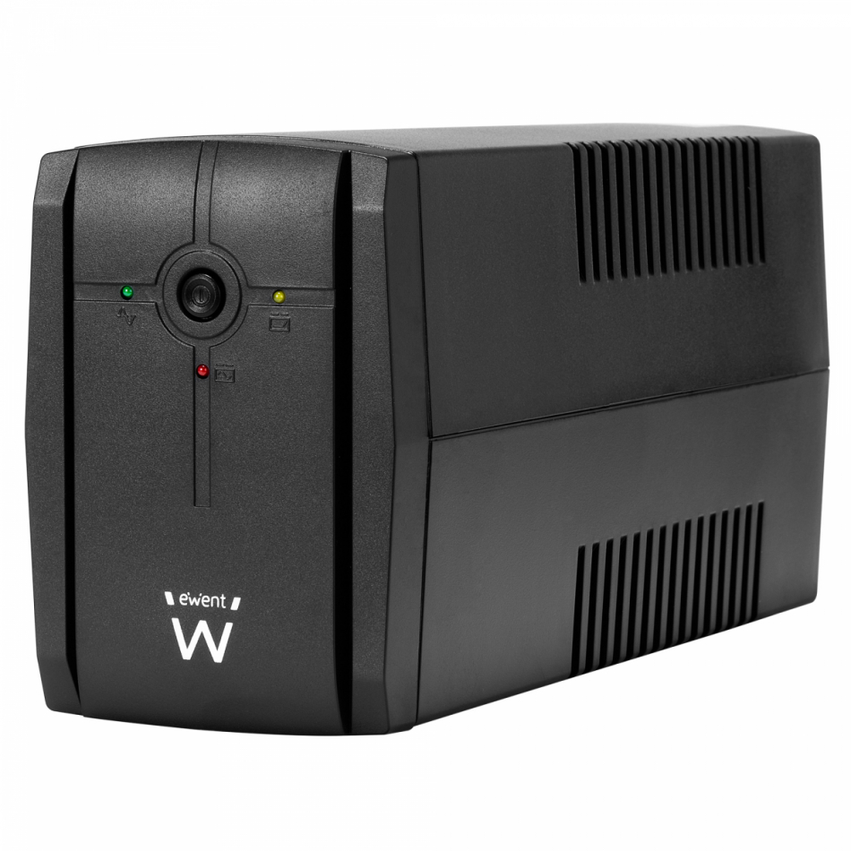 Ewent EW3995 UPS Line Interactive 780VA/390W con AVR y 2 enchufes hembra tipo F de la UE, cable de enchufe de la UE