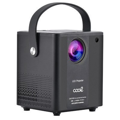 Proyector Compacto COOL Rainbow 3000 L?menes Altavoz Integrado + HDMI/SD/USB + Wifi Mirror (Negro)
