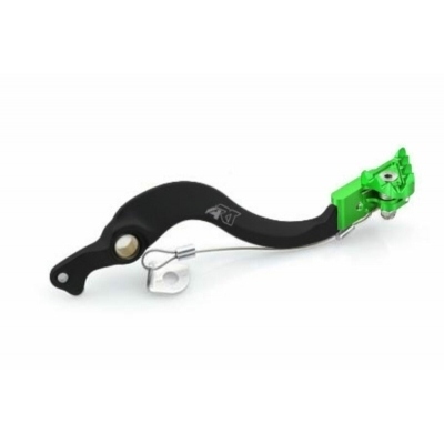 Pedal de freno Xtrem ART negro verde ASB-114BKC-GREEN