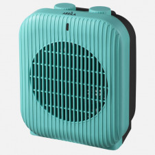 Termoventilador Electrico Brooker 2000w Azul/negro 2pot.termostato Reg., Protecc.sobrecalent.y Corte Seguridad 25x20,5x13cm