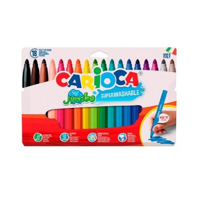 CARIOCA C.18 ROTULADORES JUMBO COLORES SURTIDOS