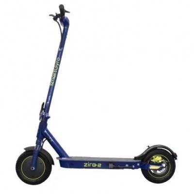 Patinete Eléctrico SmartGyro Ziro 2/ Motor 500W/ Ruedas 10/ 25km/h /Autonomía 30km/ Azul