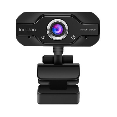 Webcam innjoo cam01 negra full hd - 30fps - usb 2.0