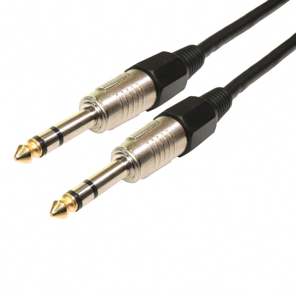 Cable JACK 6,3 Stereo Macho-Macho 10mts