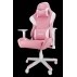 Talius Silla Dragonfly Gaming White/Pink, 2D, Butterfly, Base Nylon, Ruedas 60Mm Nylon, Gas Clase 4
