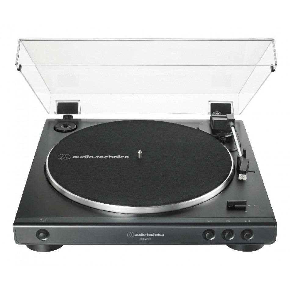 AT-LP60XUSB Tocadiscos de tracción por correa Gris, Metálico Totalmente automático