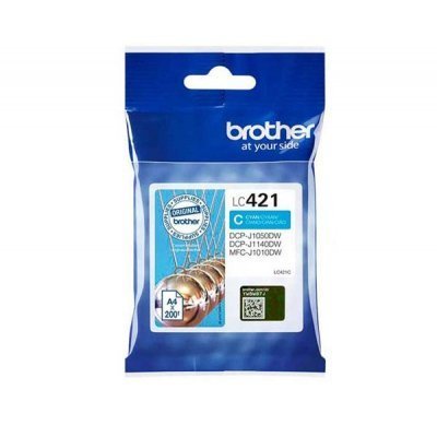Brother LC421 Cyan Cartucho de Tinta Original - LC421C